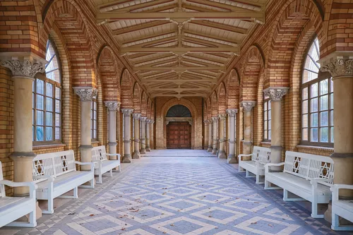 07/50 - Trauerhalle an einem  27. Januar