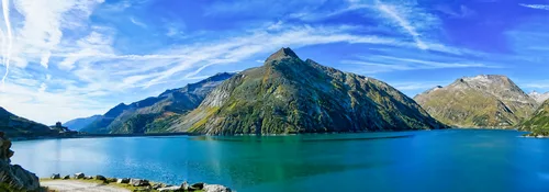 Dieses wunderschöne Panorama in der Kölnbreinsperre genießen :))  Enjoying this beautiful panorama in the Kölnbreinsperre :))  Profiter de ce magnifique panorama dans le barrage de Kölnbrein :))