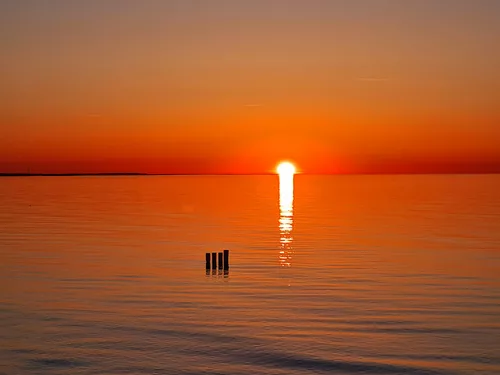Sonnenuntergang in Prerow (Darß)